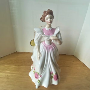 Signed Royal Doulton Figure of the Month &quot;November&quot; HN 2695 Modeled by Peggy Davis 1987