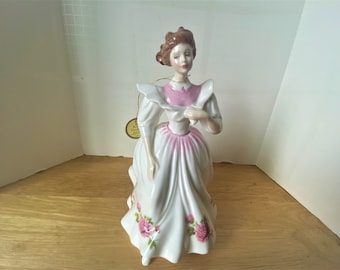 Signed Royal Doulton Figure of the Month "November" HN 2695 Modeled by Peggy Davis 1987