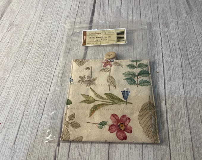 Longaberger basket 2009 Horizon of Hope note bag in original bag