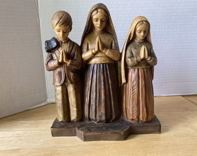 Little Shepherds of Fatima Francisco, Jacinta and Lucia Resin Figurine