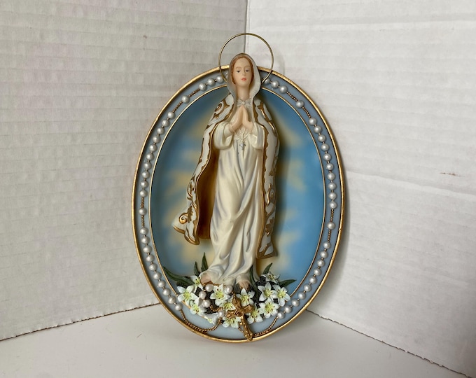 1996 "Visions of Our Blessed Mother" Our Lady of Hope- Bradford Exchange Limited Edition Plate #E2260
