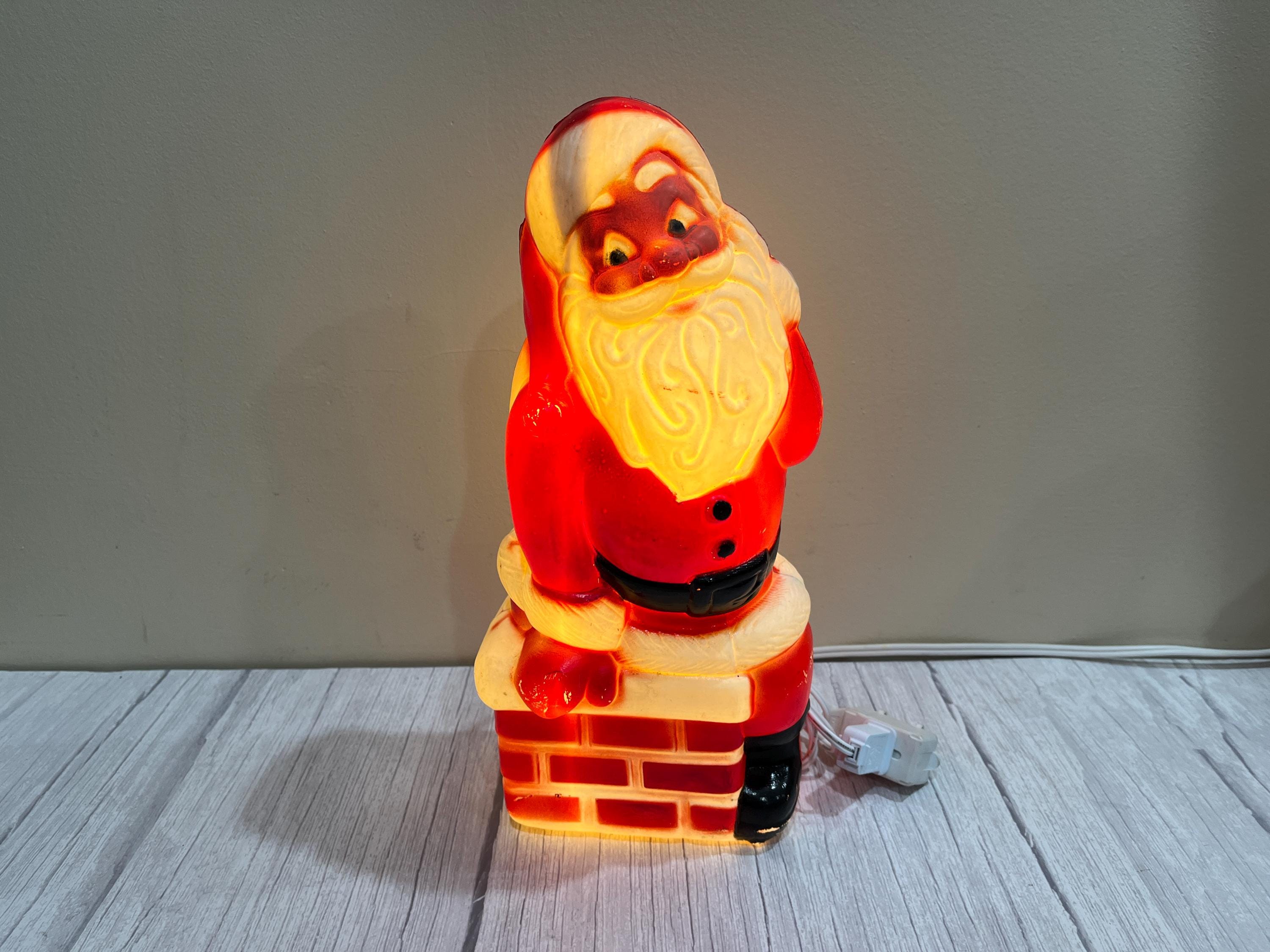 Plastic Light Up Santanull