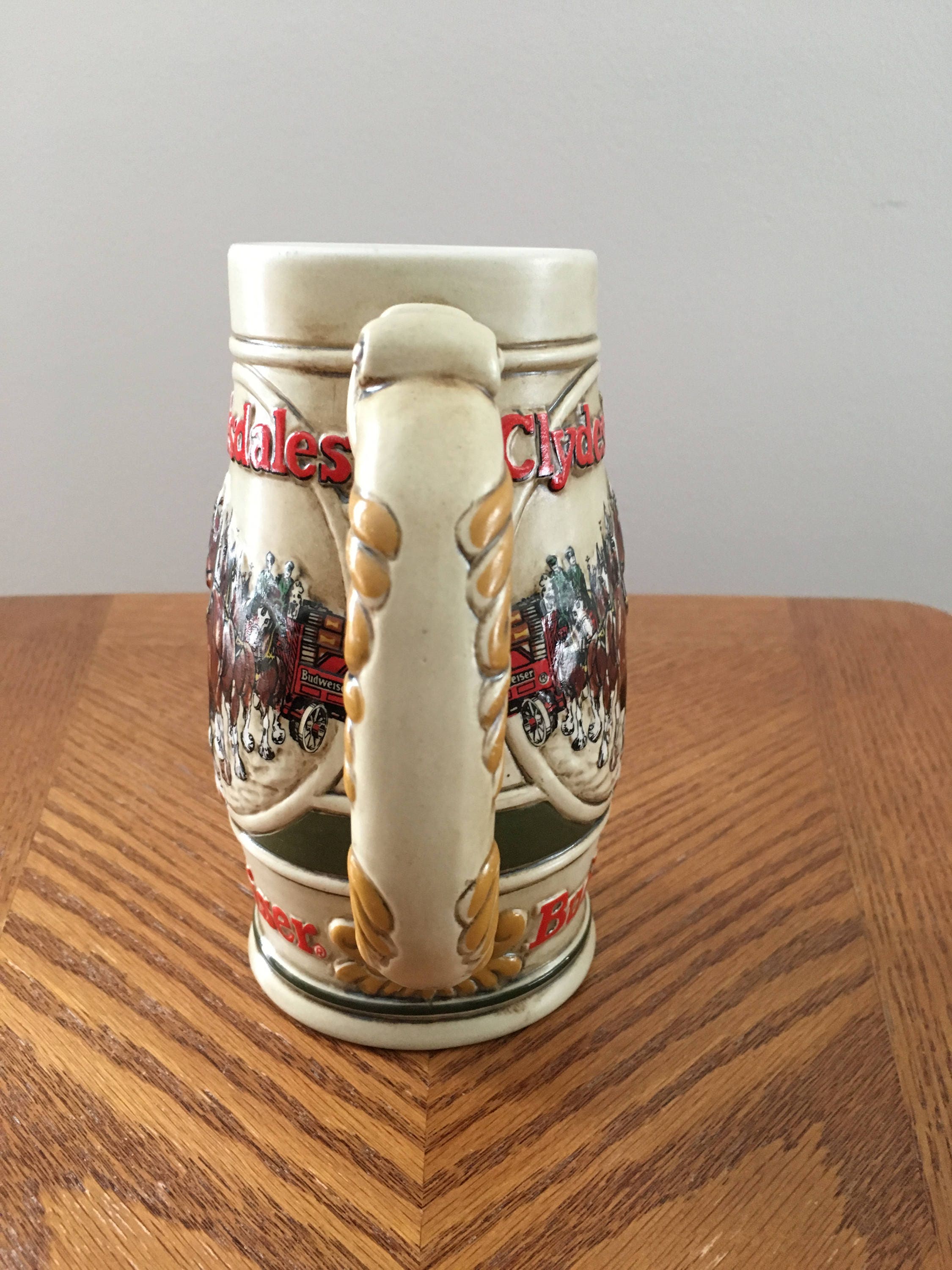 Vintage 1983 Budweiser beer stein (Wheatland)