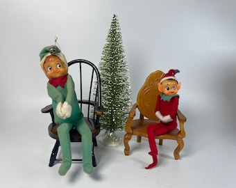 Set of 2 Vintage Elf Knee Huggers  1950s-60s