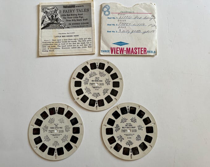 1959 Sawyer 3 Fairy Tales 3-reel set