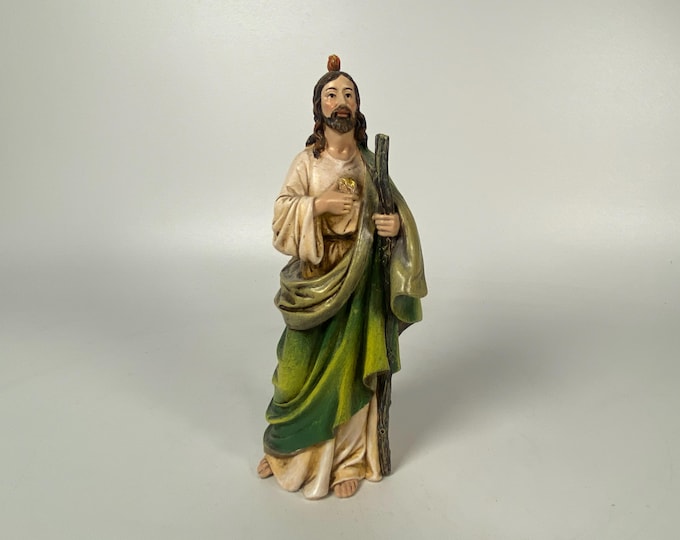 6 3 /4" tall St. Jude Resin Statue