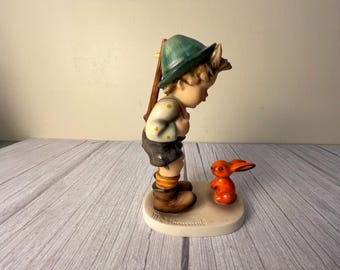 TMK  2 Hummel "Sensitive Hunter" 6 1/4" tall  6/1 H Shape Suspenders