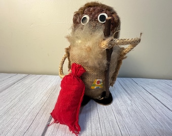 pinecone troll doll made in Italy