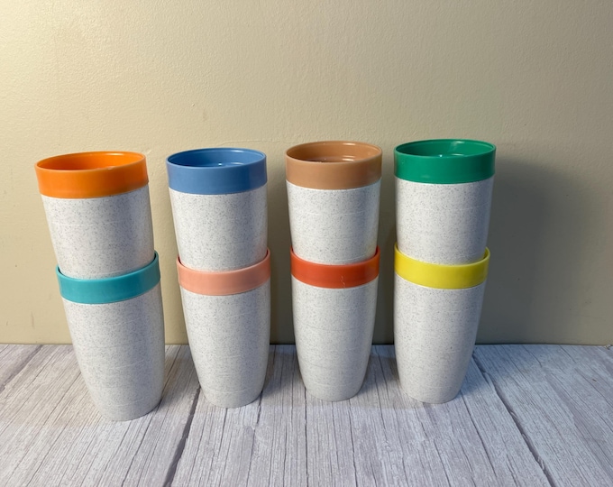 8 Vintage 1960's Cornish Therm-o-cups