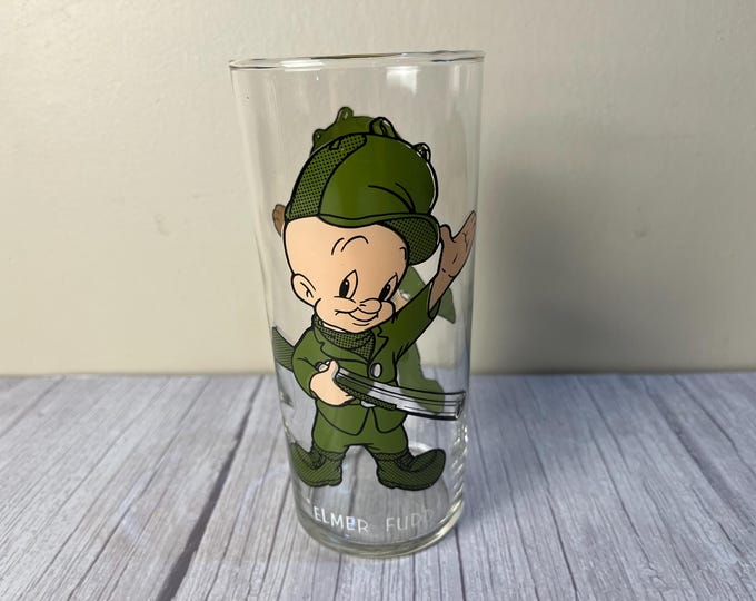 1973 Elmer Fudd Pepsi Warner Brothers Drinking Glass