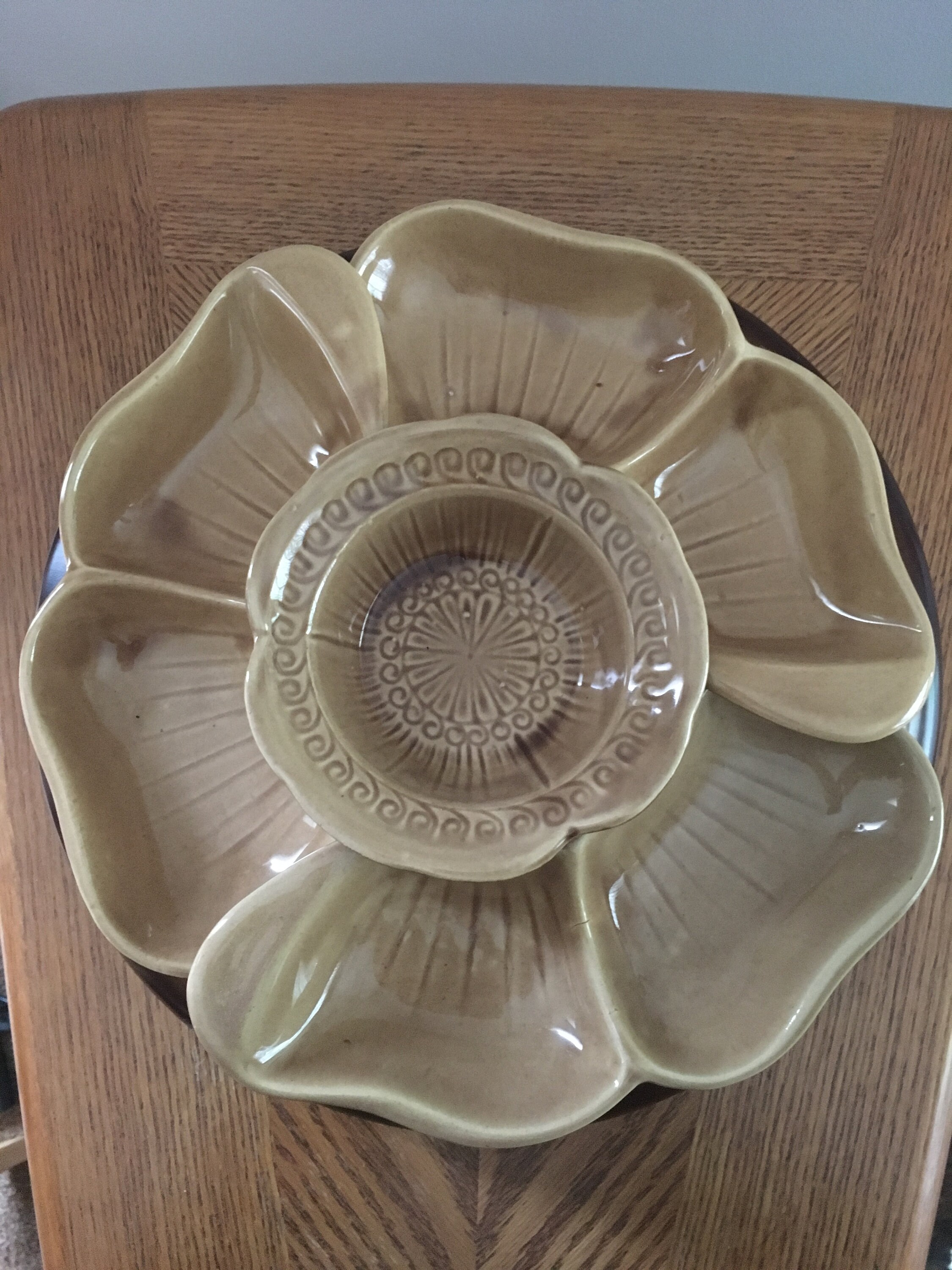 Vintage McCoy pottery Lazy Susan