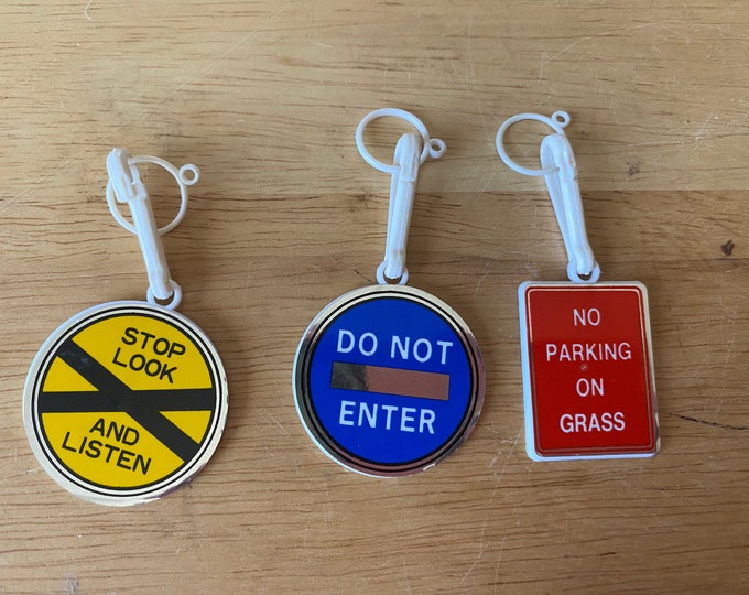 1980s Bell Charms -signs