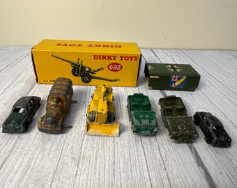 Set of 6 Vintage cars/trucks