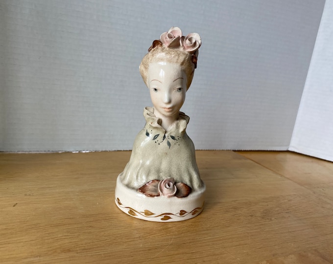 Cordey Cybis Dipped Lace Victorian ceramic Female Bust No. 5001