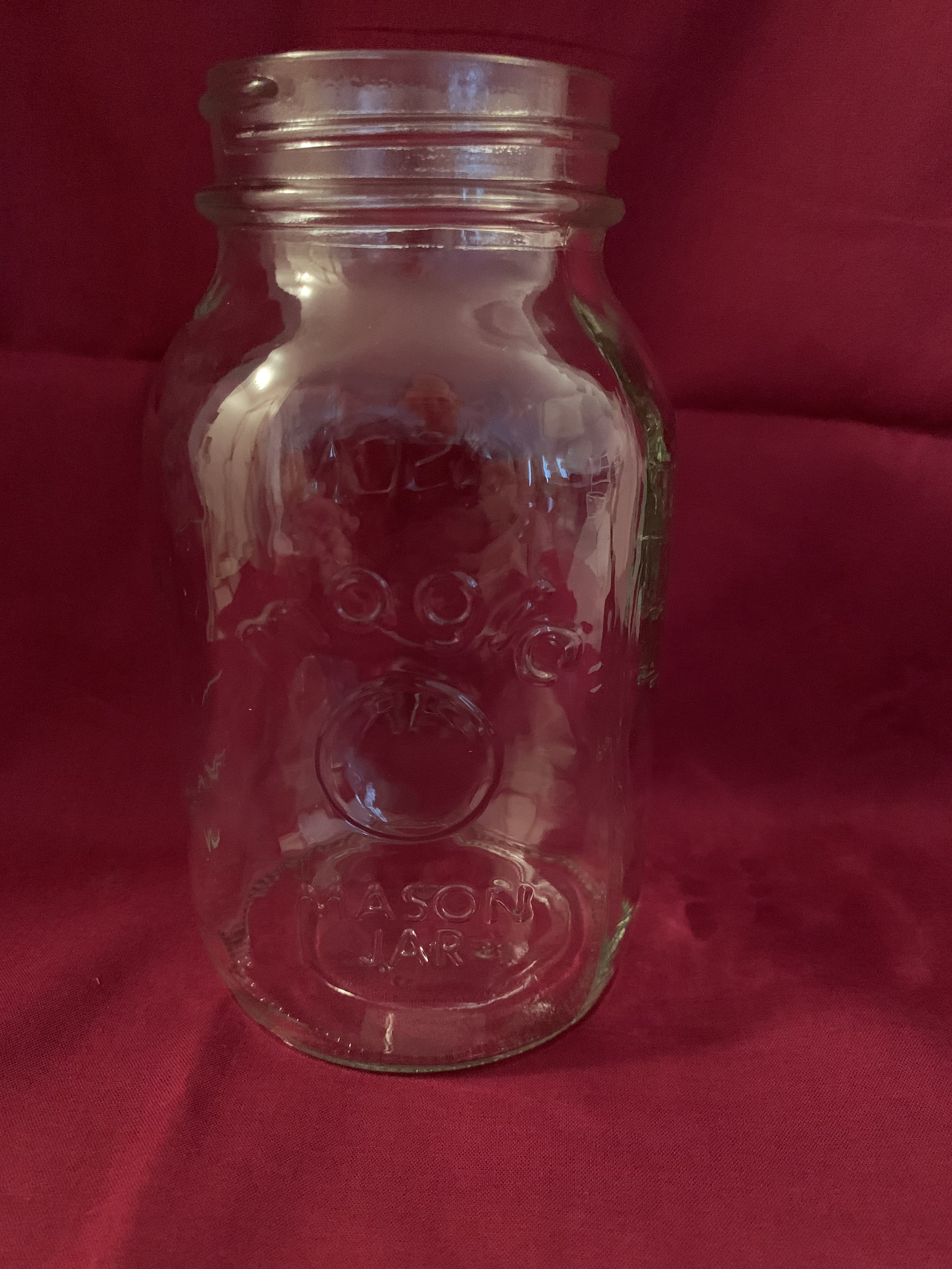 Vintage Magic clear canning jar