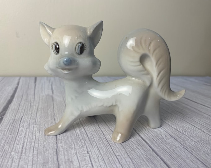 Made in Spain Fox Anthropomorphic porcelain ceramic figurine