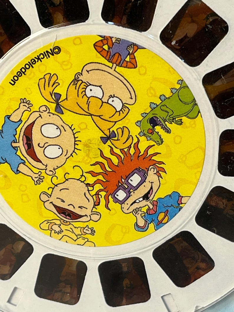 View Master Rugrats Choice View Master 3 Disk Set NIP X-men, Rugrats, Crash Dummies ...