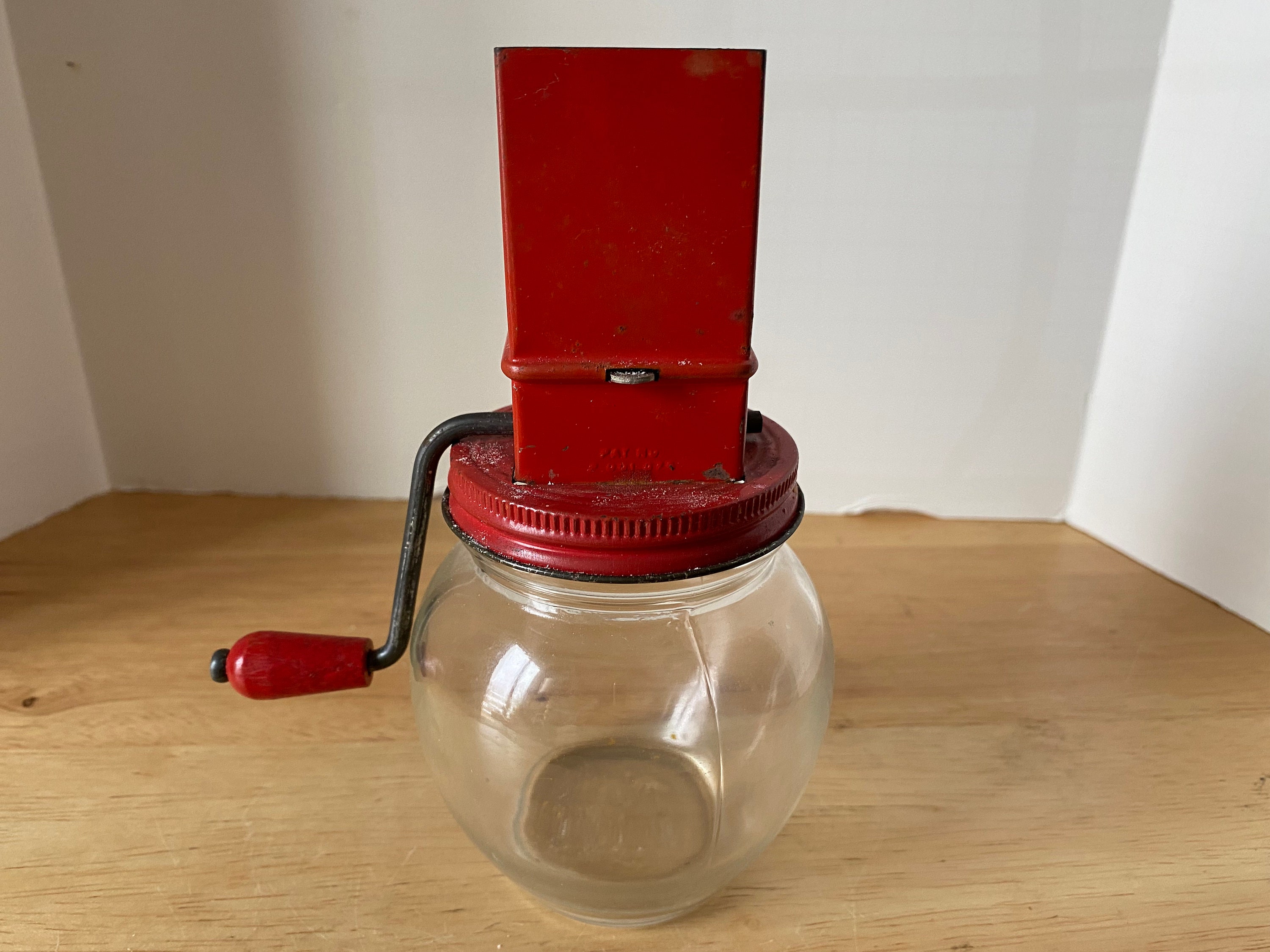 Vintage 1940's Androck Nut Grinder With Flowers on the Etsy