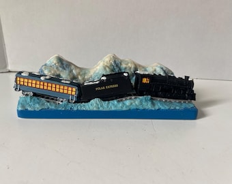 Vintage Hallmark Cards Inc. Polar Express Christmas Pictures/ Cards / Letter Holder