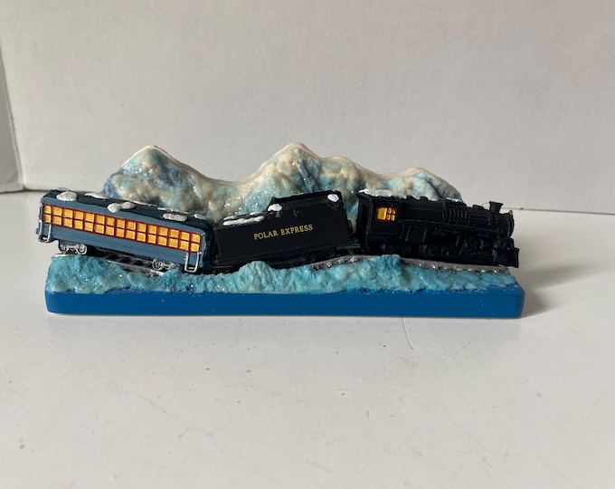 Vintage Hallmark Cards Inc. Polar Express Christmas Pictures/ Cards / Letter Holder