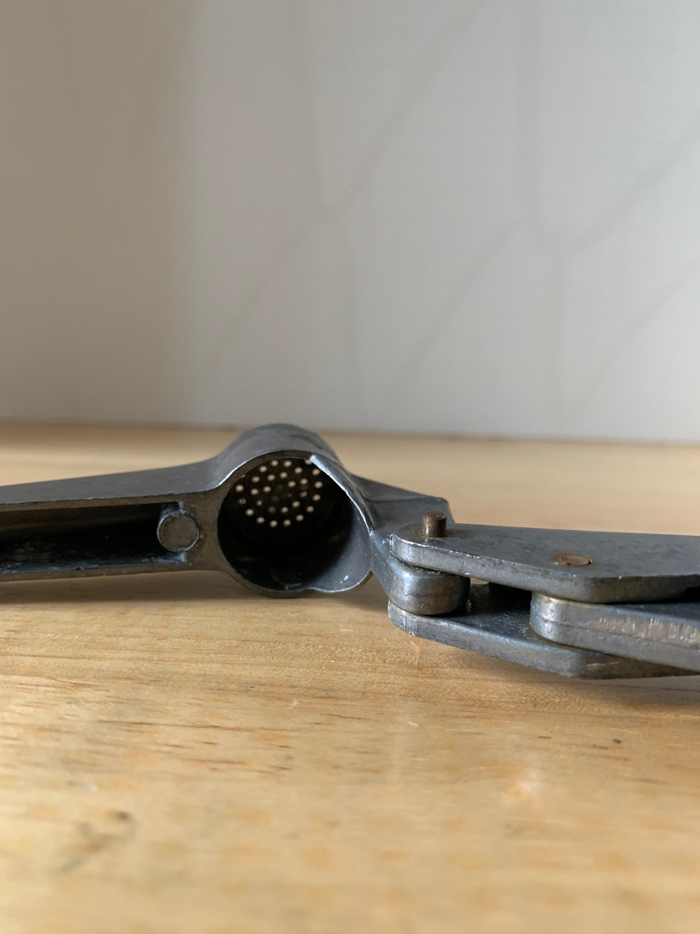 Vintage garlic press onion juicer from Ecko