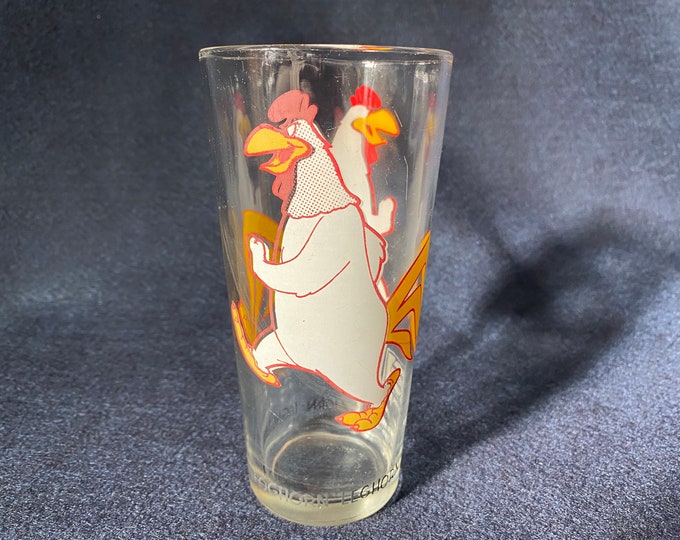 Vintage 1973 Forghorn Leghorn Rooster Pepsi Warner Brothers Drinking Glass