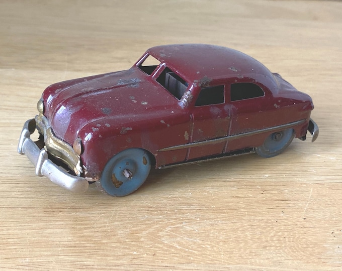1940s Friction Toy Car - possibly a Ford -  Made in Occupied Japan