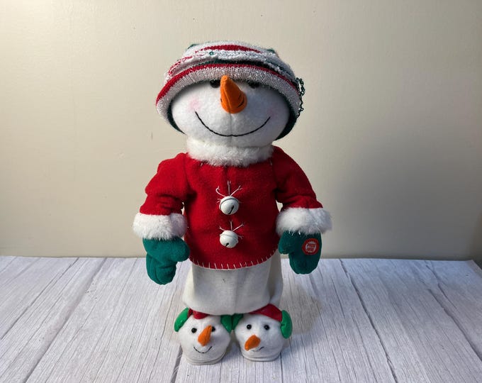 Musical animated bouncing Snowman