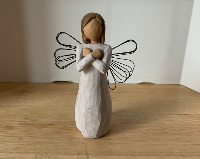 Sign for Love -  Vintage Willow Tree figurine