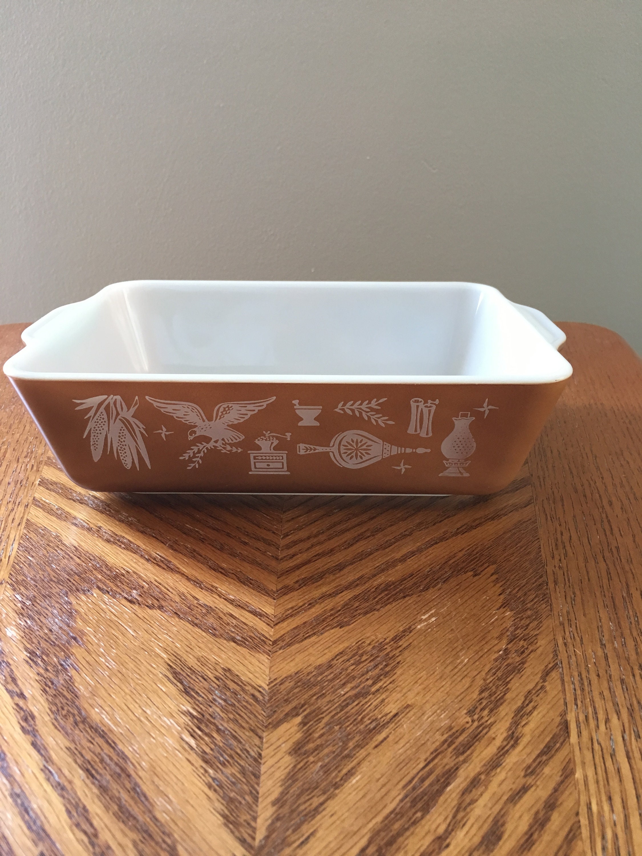 Vintage 1970 s 503 pyrex early american 1 5 quart casserole dish