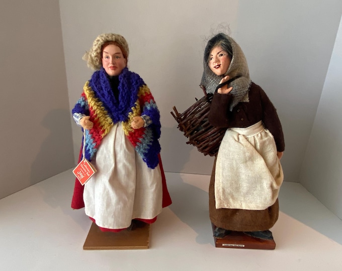 Tall 11"  Ireland "Jay" doll "Woman of the West" with original tag or Woman with Basket carrying Peats