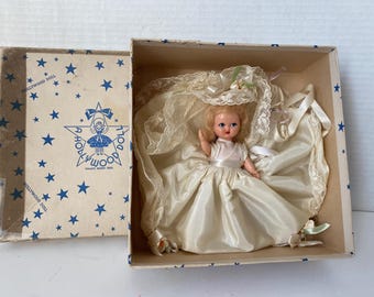 Hollywood Princess Series 5" Composite Doll "Bride" in original box and pamphlet