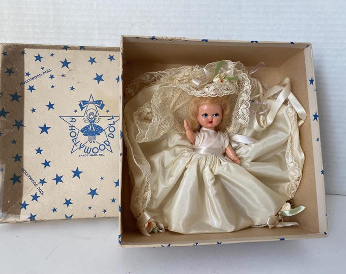 Hollywood Princess Series 5" Composite Doll "Bride" in original box and pamphlet