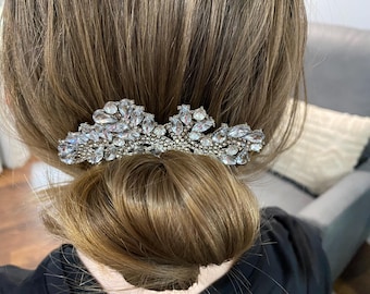 Rhinestone  Wedding  Bridal Crystal Formal wear hair comb