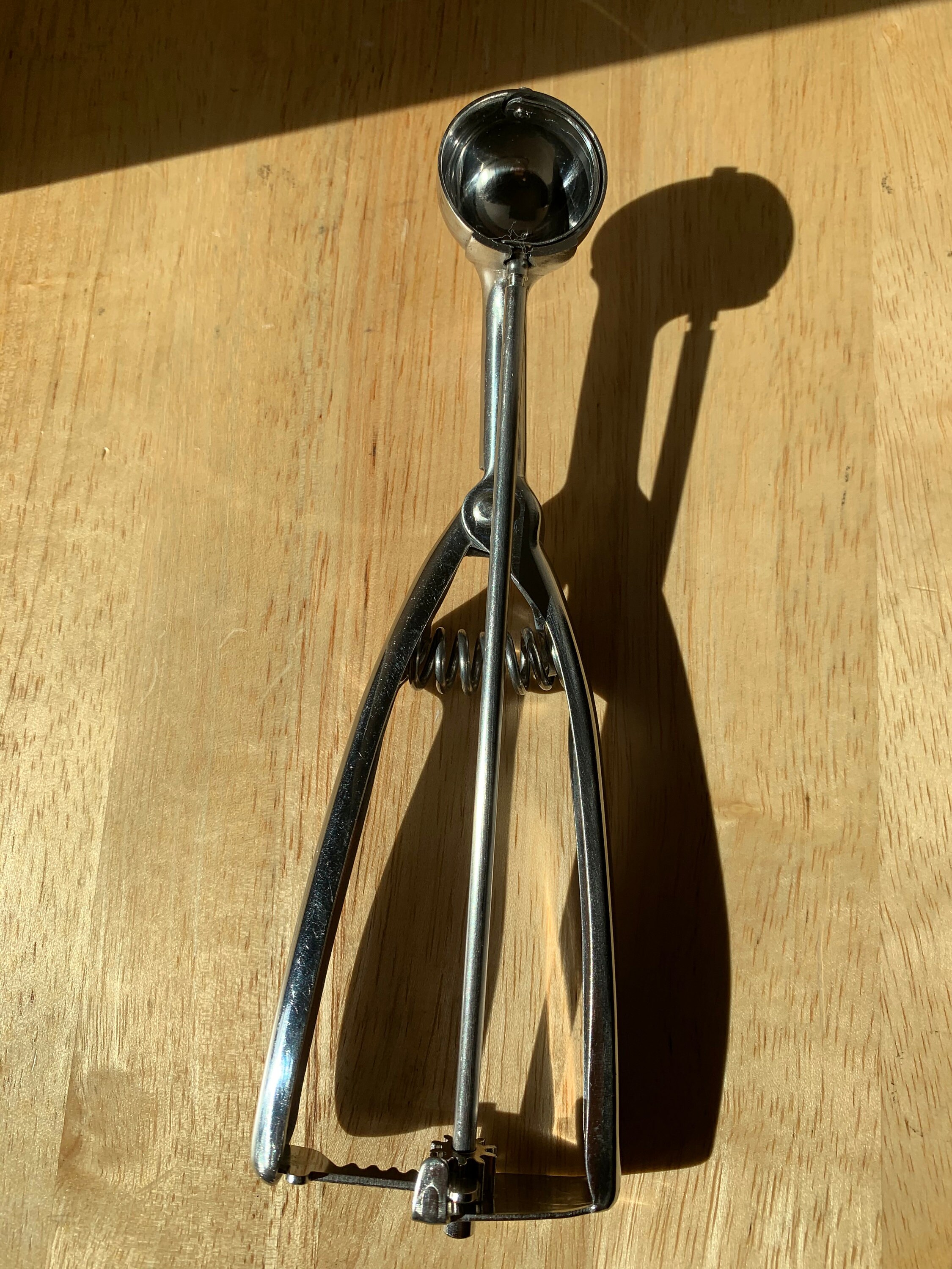 Vintage gear and spring melon baller