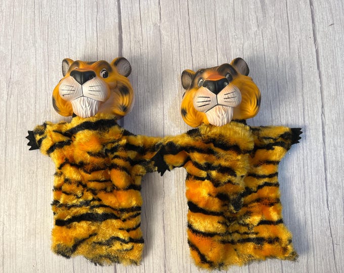Choice of 2 1960's Exxon/Esso Tiger in your tank hand puppet