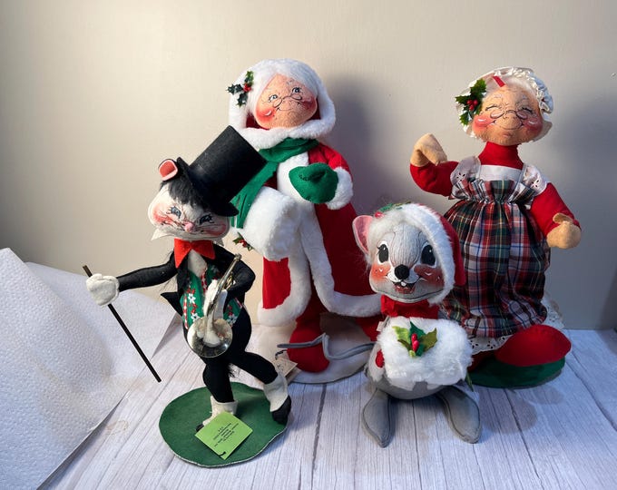 Choice of Annalee Christmas dolls