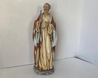 10" Joseph's Studio Renaissance Collection Saint Peter Resin Figure by Roman Inc.