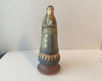 1999 R. Shipman Statue of  St. Gregory  Hand Cast and Hand Painted with Original Tag