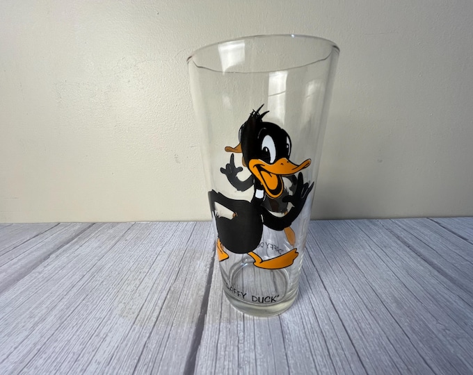 1973 Daffy Duck Pepsi Warner Brothers Drinking Glass