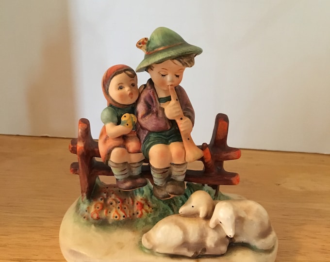 Vintage 4 7/8" X 4 7/8" Hummel "Eventide" #99 TMK 3SS