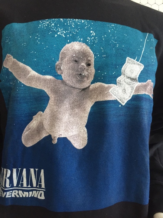 1992 Vintage Nirvana Nevermind Official Sweatshirt Never 1992 Vintage Nirvana Nevermind Official Sweatshirt Never