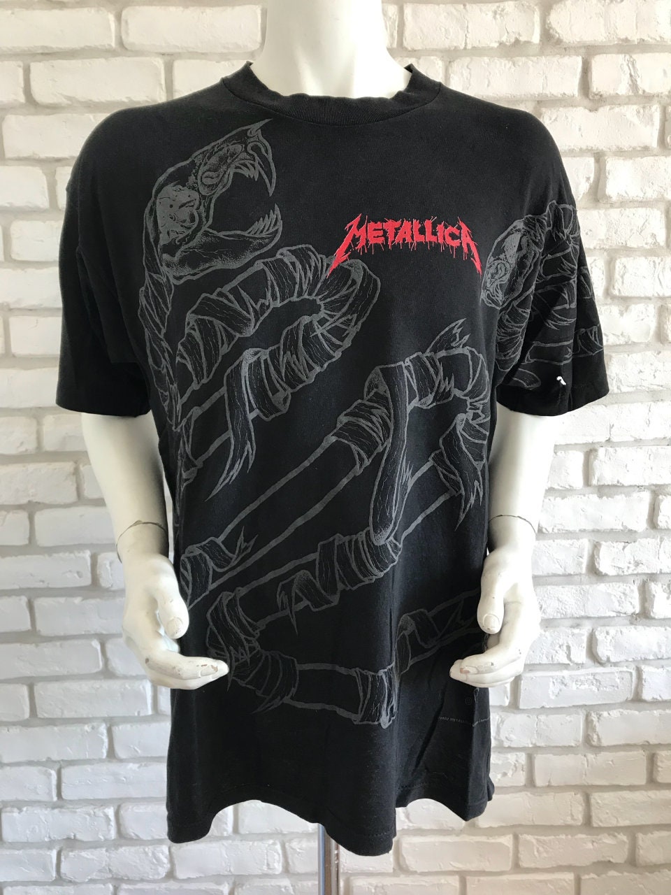 1992 ヴィンテージ メタリカ ブラック アルバム T シャツ - Etsy 日本
