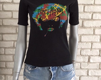 Extremely rare vintage early 80&#39;s punk rock Nina Hagen woman t shirt