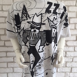1994 vintage ZZ top antenne shirt
