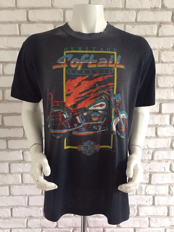 1991 Vintage Harley Davidson Tshirt | Etsy