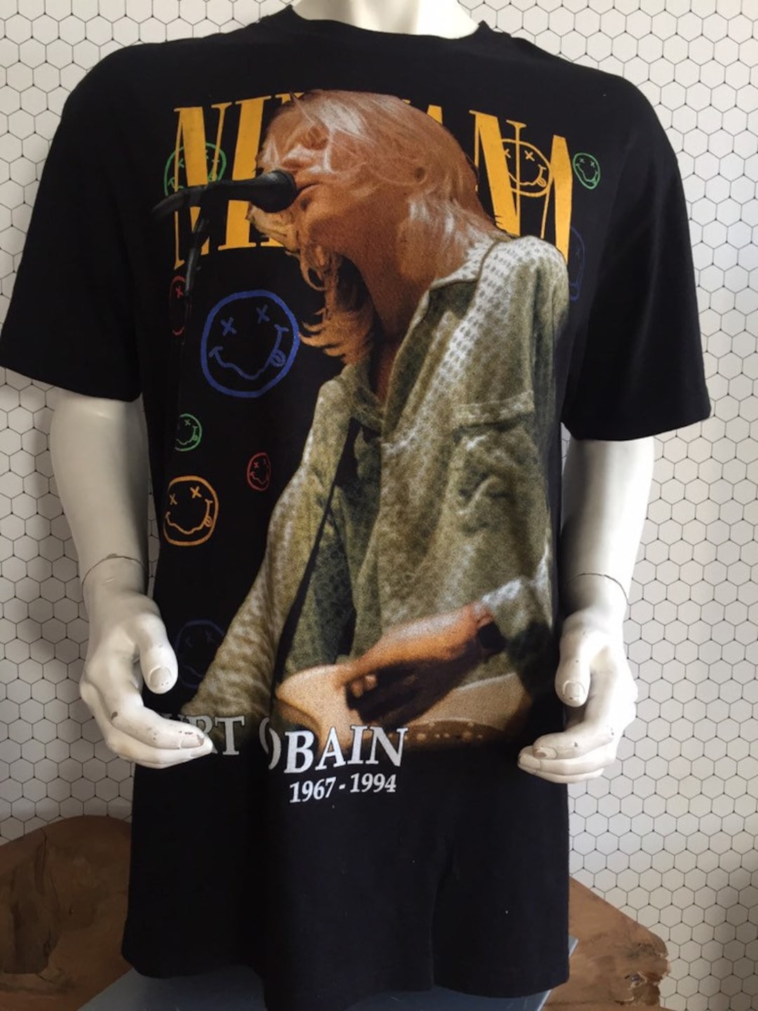 Vintage Nirvana T-shirt Solid Rock - Etsy