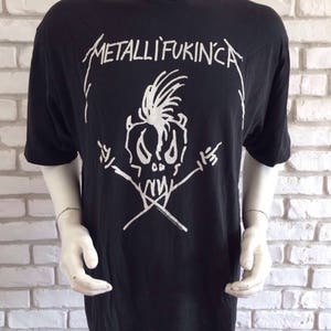 Metallica 1993 vintage metalli'fukin'ca t shirt image 1