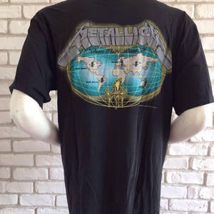 Metallica 1993 vintage metalli'fukin'ca t shirt image 2