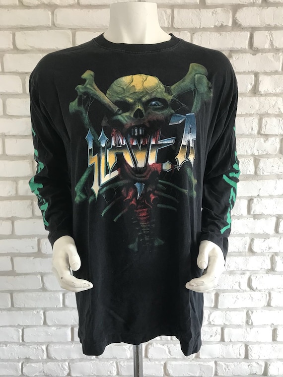 Slayer Store Vintage Horns Long Sleeve 3XL